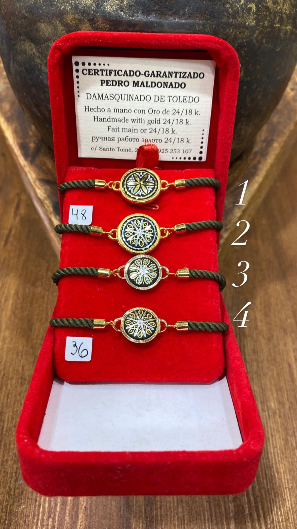 Pulseras Estampadas Florales