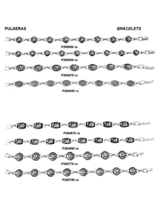 Damasquinado de Toledo, PULSERAS EN PLATA "Z"