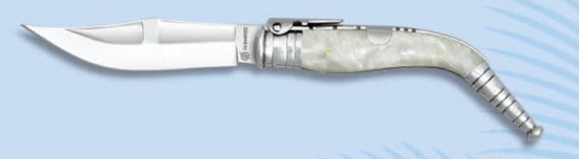 NAVAJA BANDOLERA NÁCAR [10 cm] Ref: 1168 - El Arte de Toledo